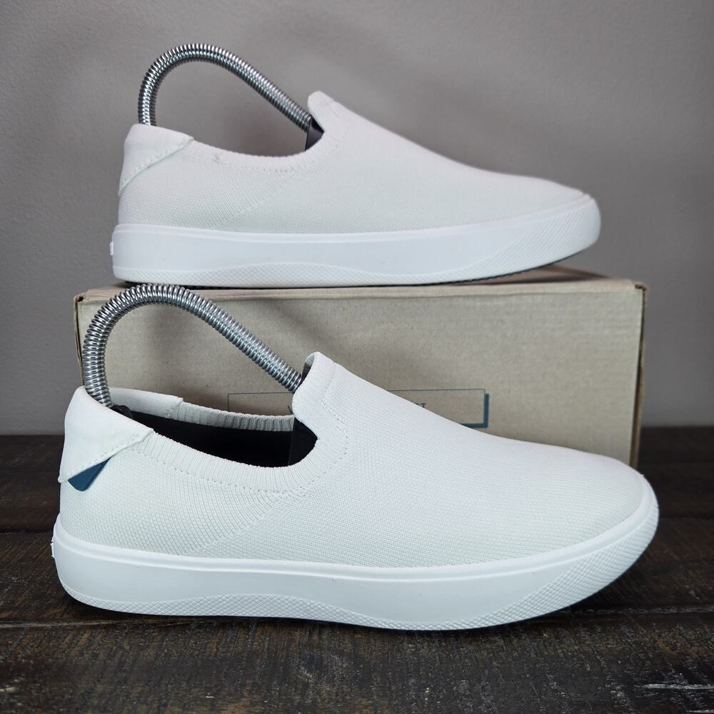 Vessi Boardwalk Slip On Womens Size 7 Waterproof Shoes Sneakers Sail White